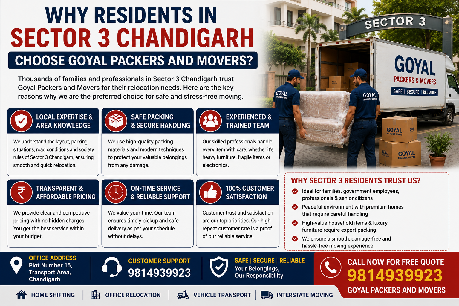 packers and movers in chandigarh near by