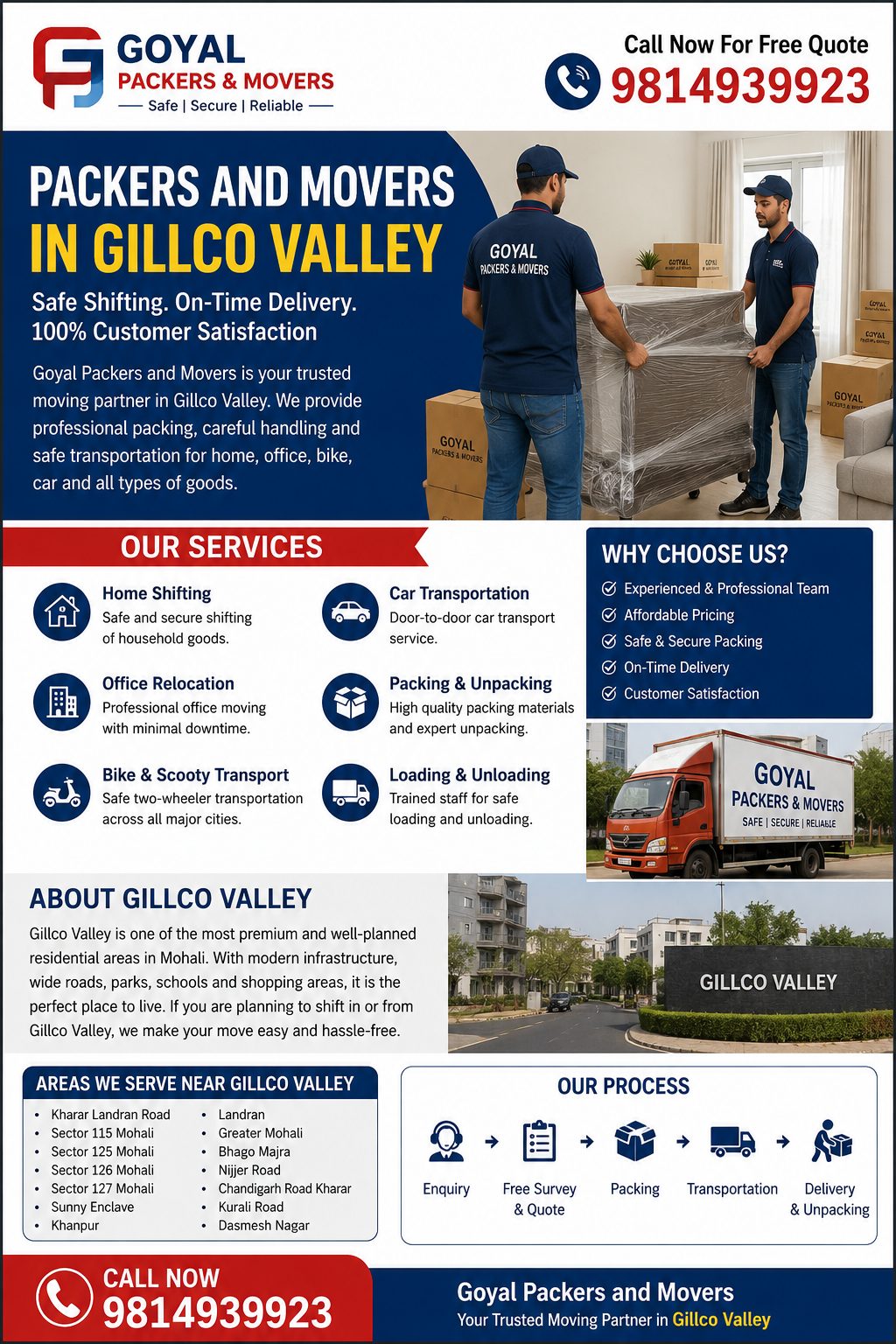 Office Relocation Services in Gillco Valley Kharar