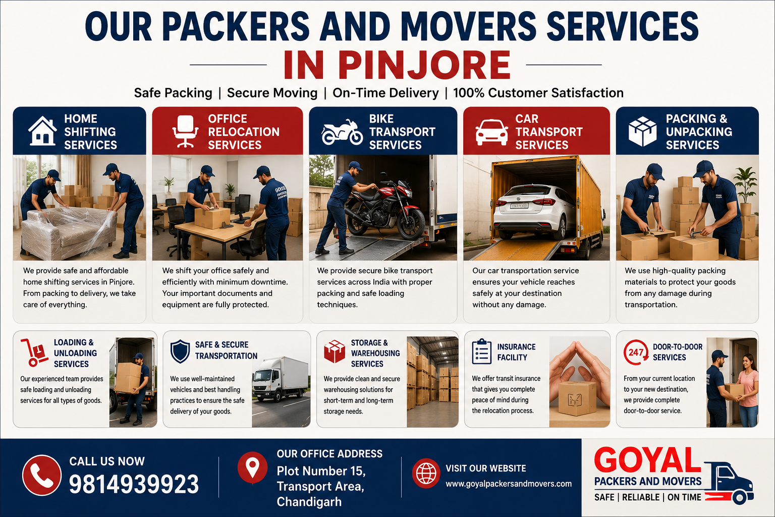 packers and movers in pinjore