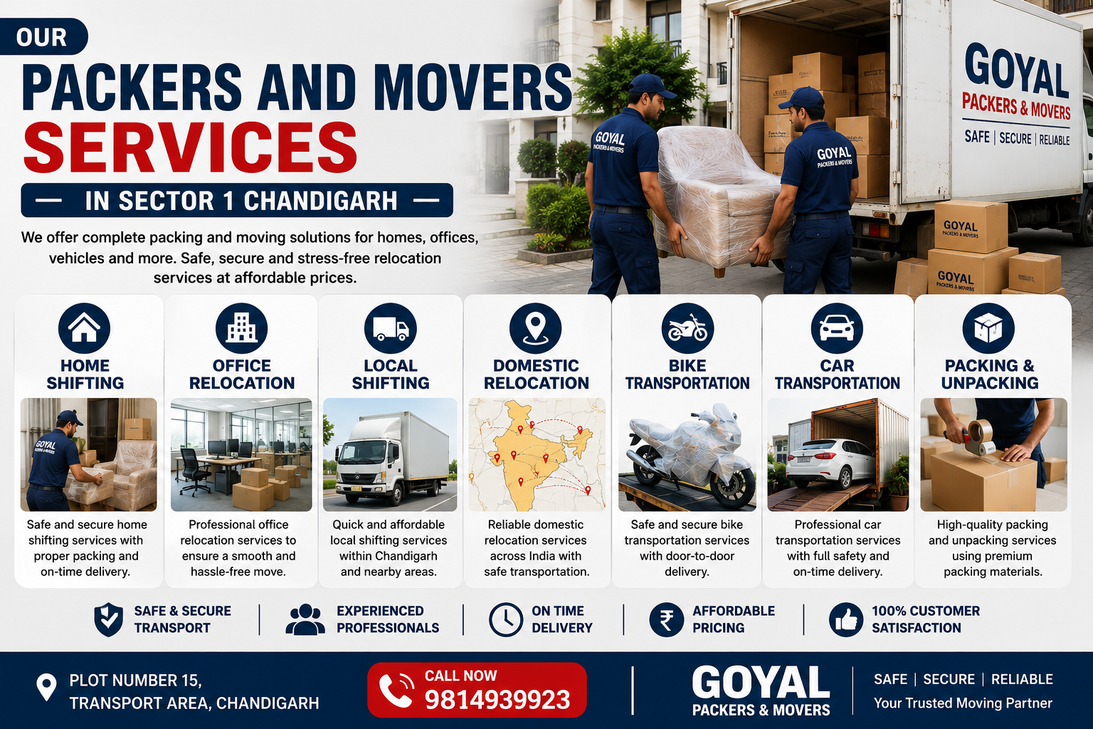 best packers and movers in chandigarh