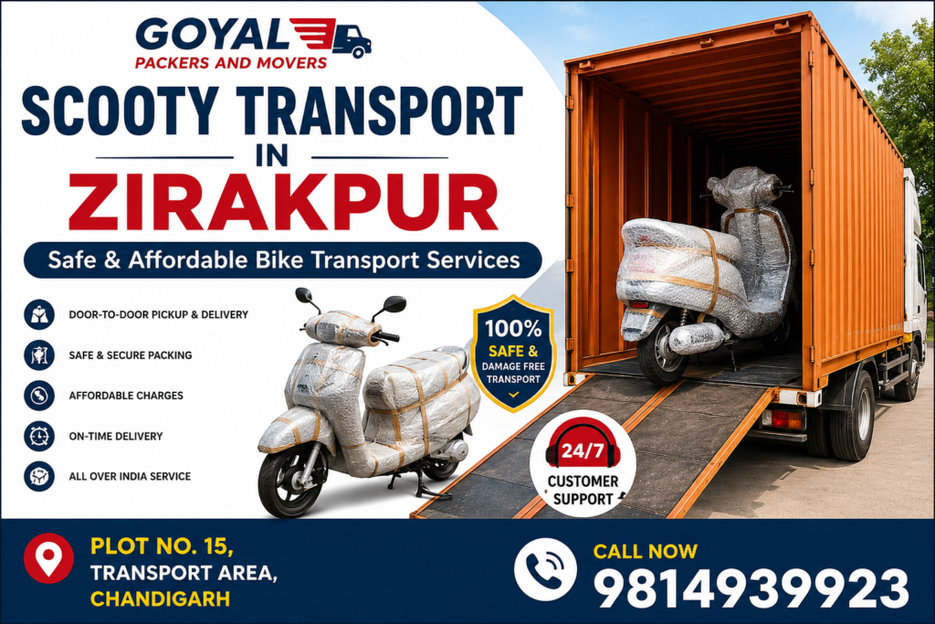 scooty transport in zrakpur