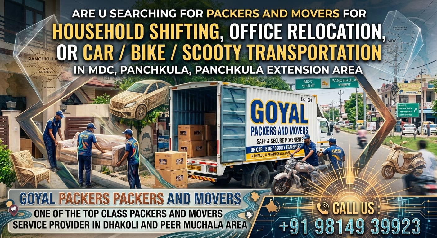Packers and Movers in Panchkula