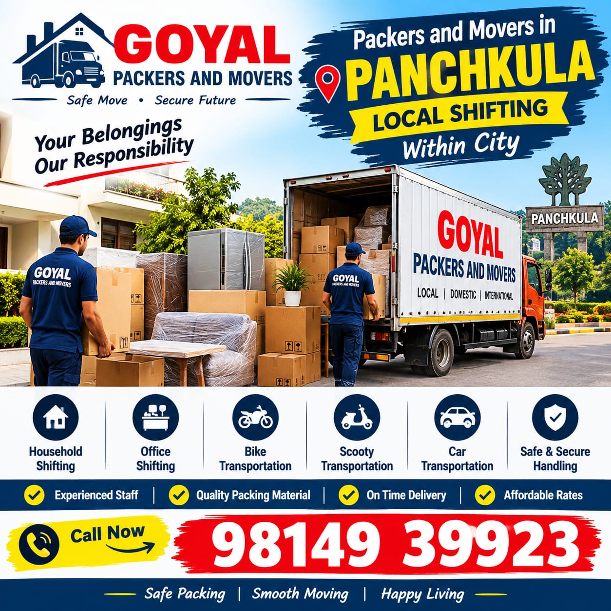 Household Shifting Within Panchkula
