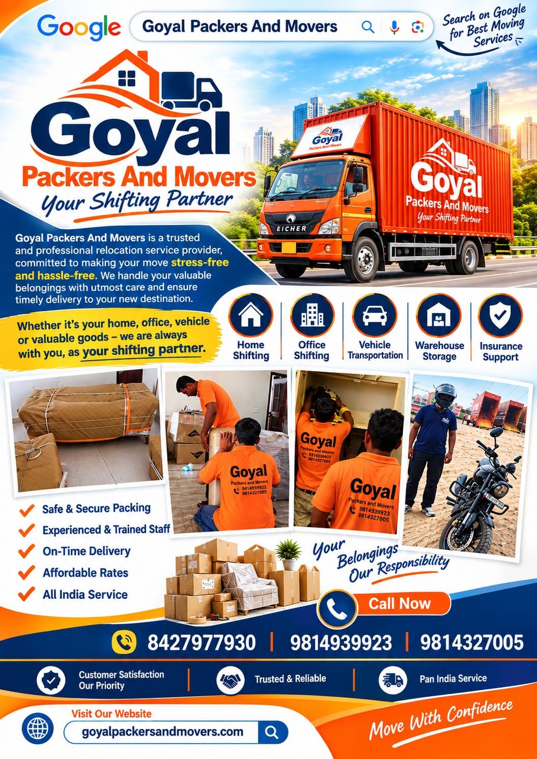 Packers and Movers in Panchkula
