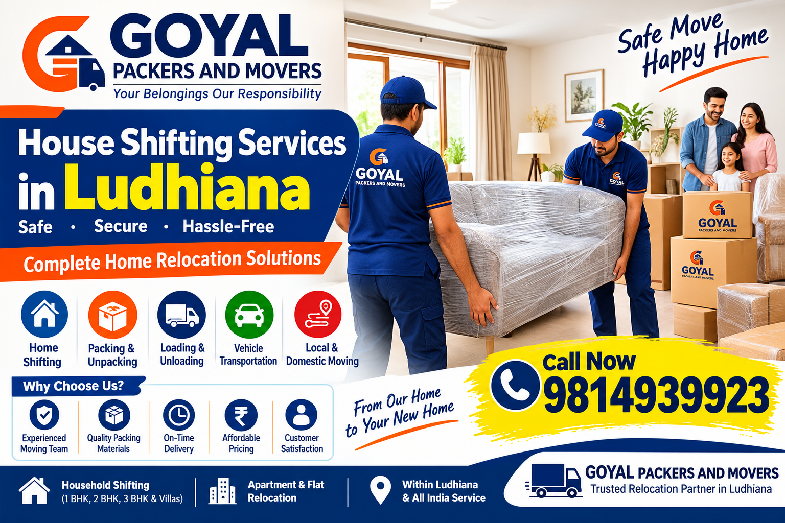packers and movers in ludhiana